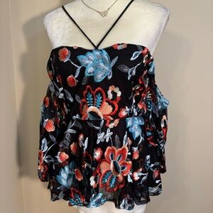NWT Boston Proper Alexia AdmorEmbroidered Top